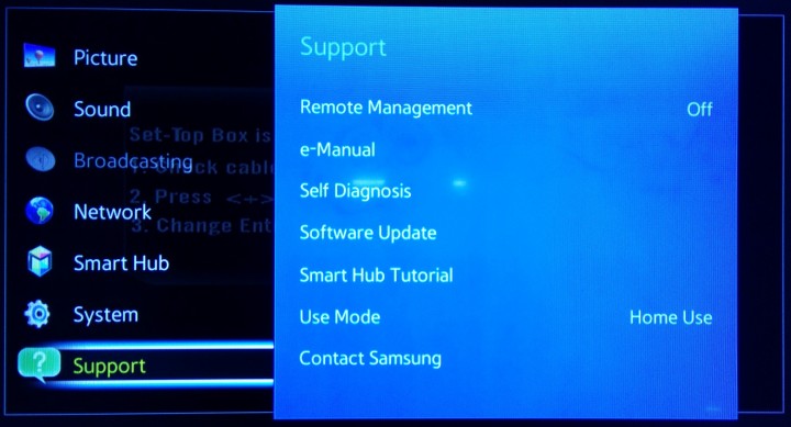 software update samsung led tv